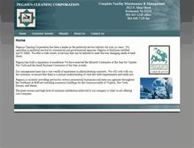 Tablet Screenshot of pegasuscleaning.com